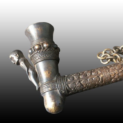 Batak Toba bronze pipe