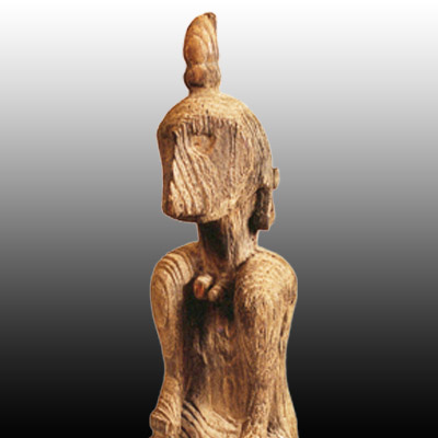 Leti female ancestor figure