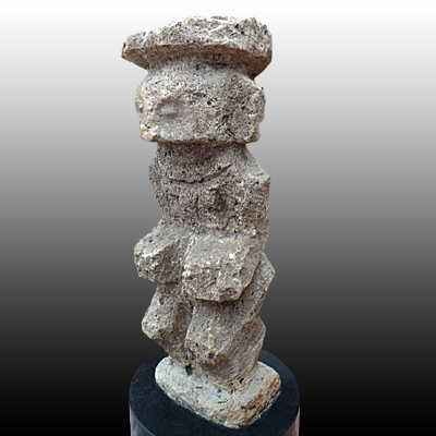 Nias Island megalithic stone ancestor figure or Gowe Ni’oniha