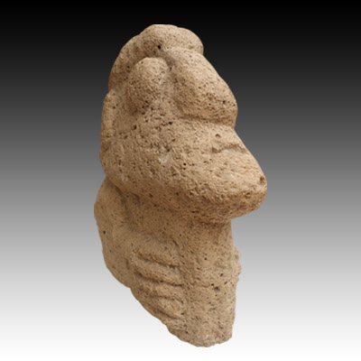 Stone figure Recuay culture Peru