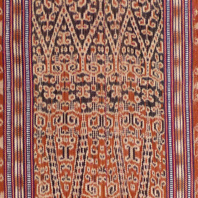 Borneo (Kalimantan) Dayak warp ikat man’s skirt cloth (Kain Kebat)