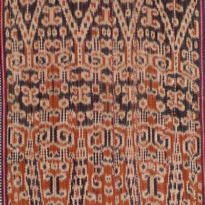 Borneo (Kalimantan) Dayak warp ikat man’s skirt cloth (Kain Kebat)