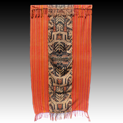 West Timor Atoni warp ikat blanket or man’s wrap (Selimut Katak)
