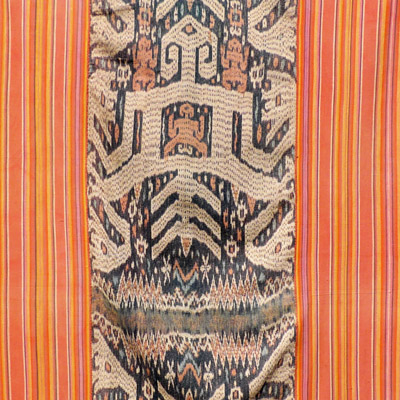 West Timor Atoni warp ikat blanket or man’s wrap (Selimut Katak)