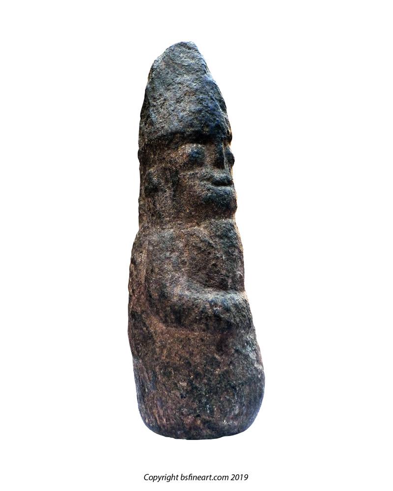 Ducon or Batak priests stone charm or medicine pounder